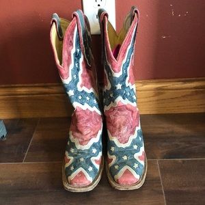 Corral rebel flag boots